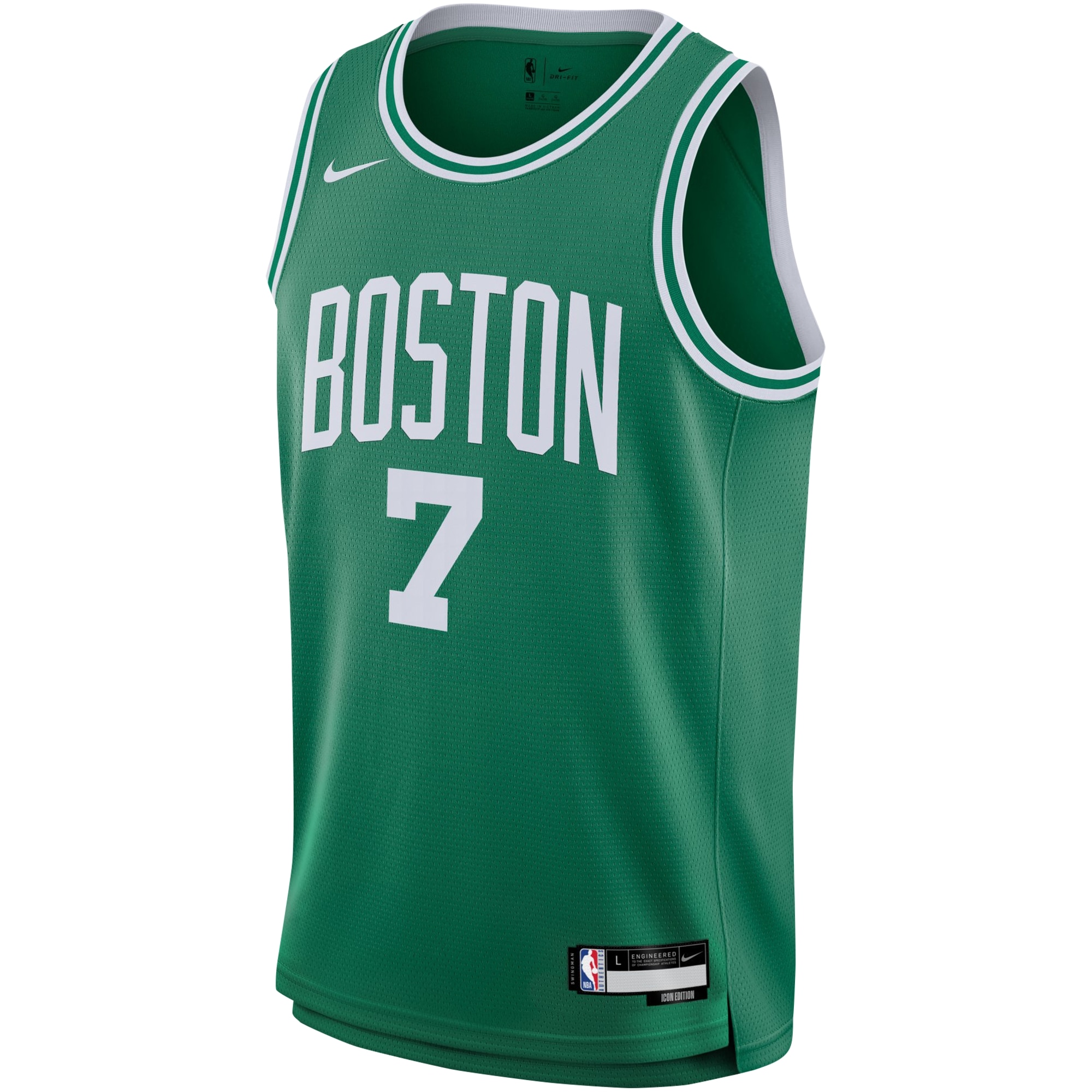 [LK] Jaylen Brown #7 Boston Celtics Youth Swingman Jersey - Icon Edition - Kelly Green