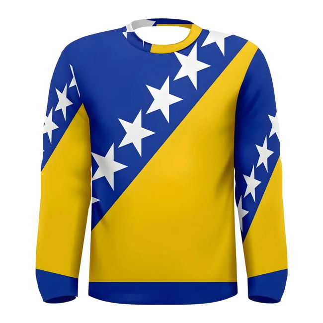 Premium Bosnia Herzegovina Flag Championship Football Performance