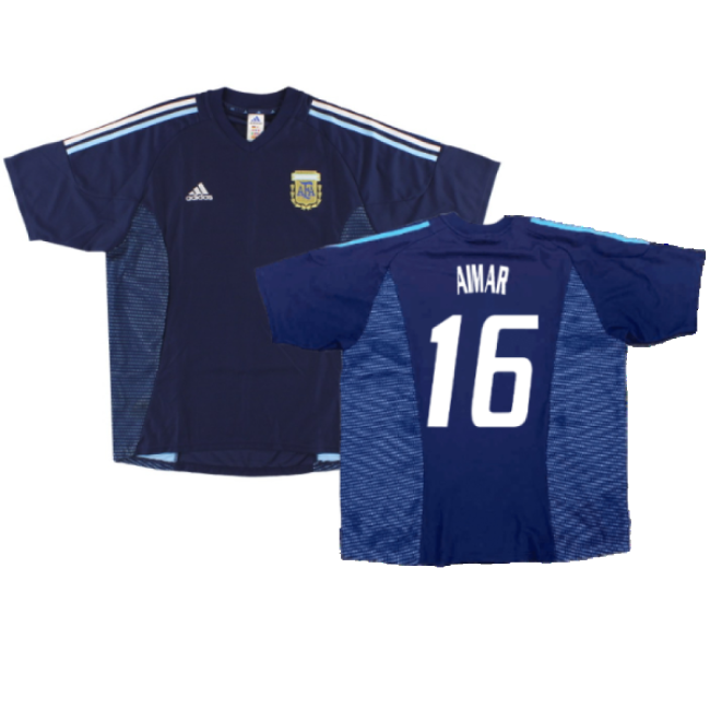Premium Argentina 2002-04 Away Shirt ((Excellent) Xl) (Aimar 16)
