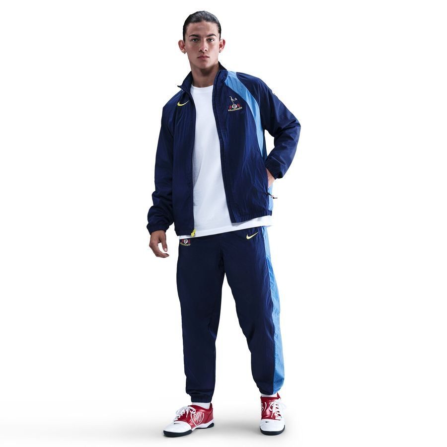 Tottenham Track Travel Jacket T90 Woven Gx 3rd Blue Void/pacific Blue/