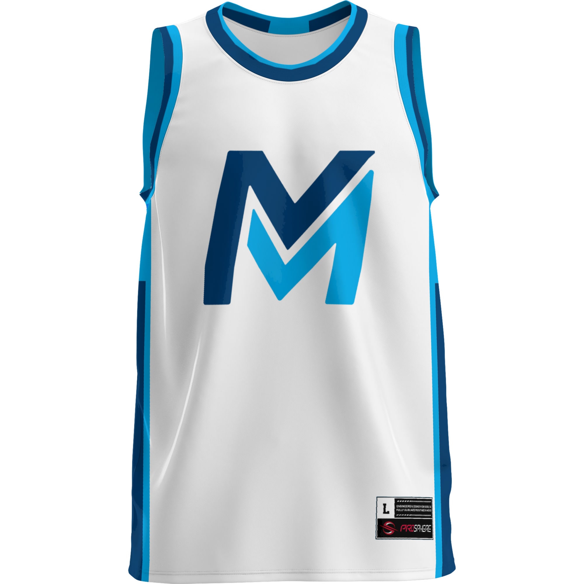 [DDG] Mid Michigan College GameDay Greats Lightweight Basketball Jersey - White
