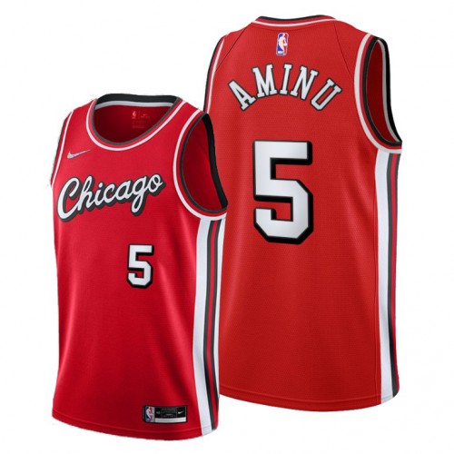 Red Chicago Bulls #5 Jersey - On Sale Premium Quality Game Day Wear