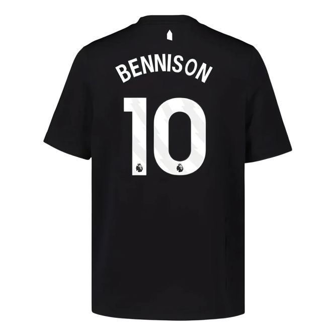 2025-20 Everton Third Soccer Jersey Bennison 10 S Kids