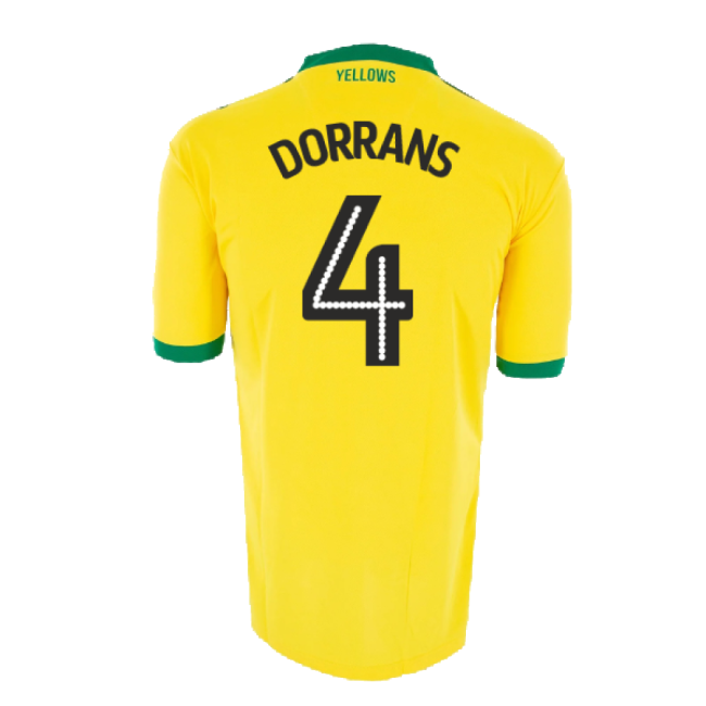 Norwich Home Shirt Good Xxl Dorrans #4 Top Tier Loyal Updated Desi...