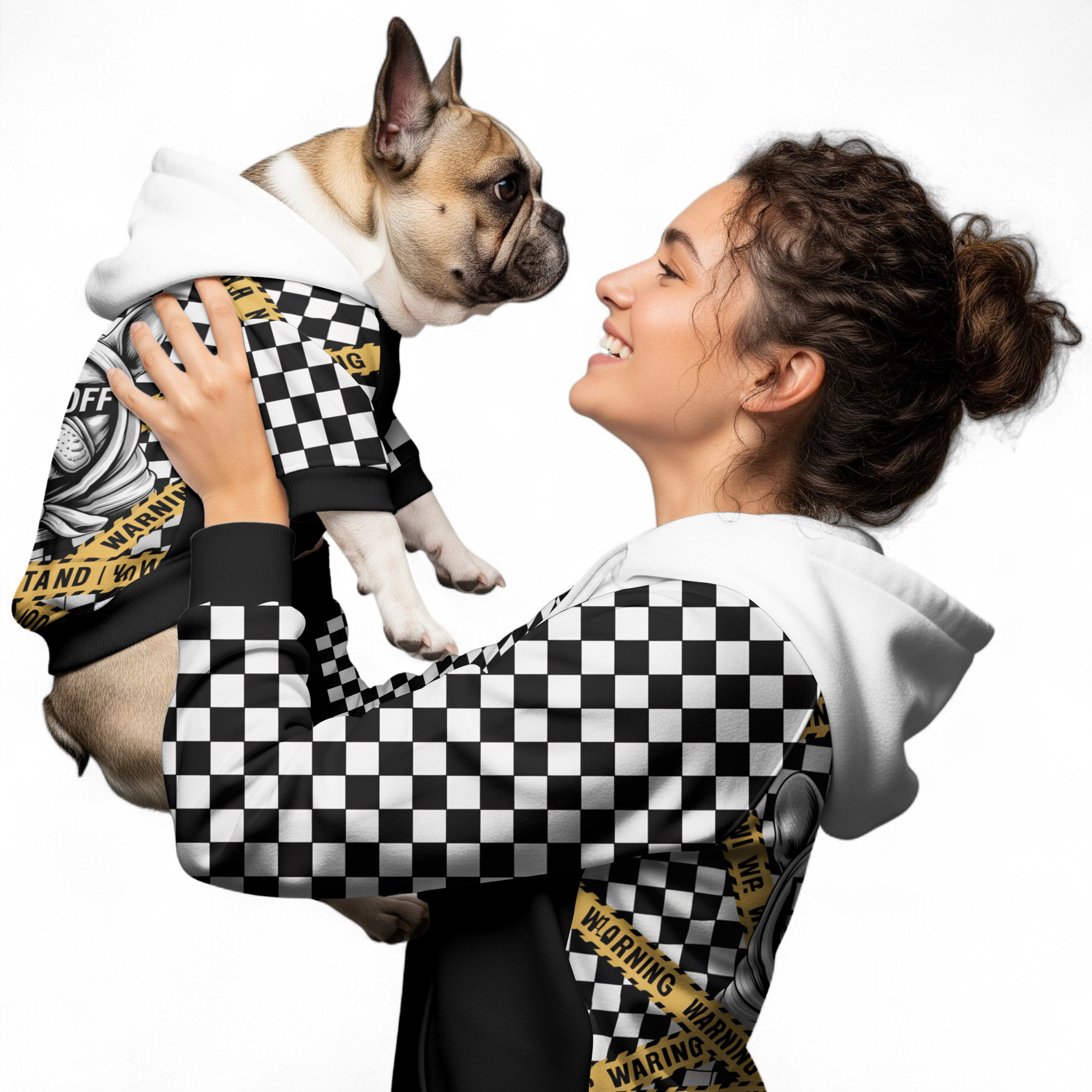 Lifestyle-Driven Monty - Human Hoodies for French Bulldog Lovers Durable