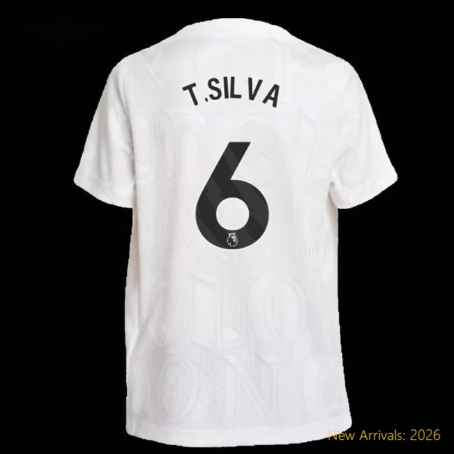 Chelsea Kids T.silva High-quality Jersey Climacool Breathable