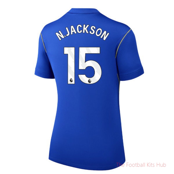 Chelsea 2026-2027 Home Shirt N Jackson #15 Soccer Kit Team Jersey