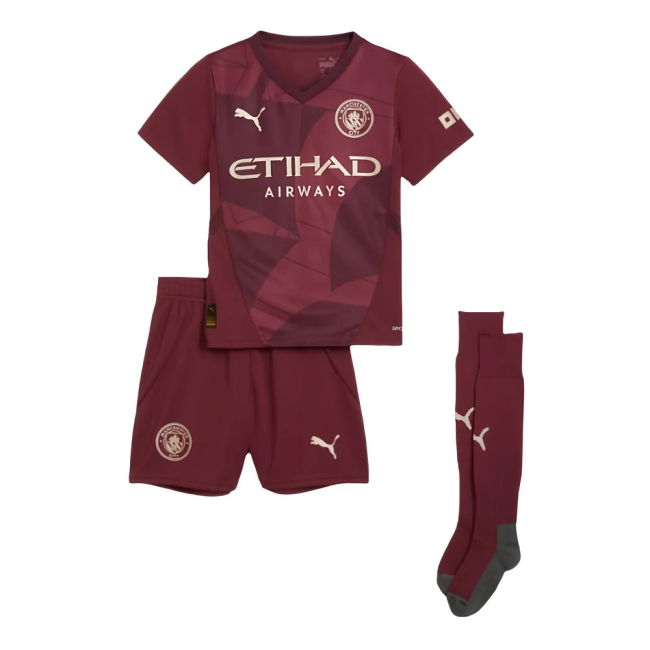 Dedicated Football Man City Third Mini Kit Haaland #9 Pro Series L...