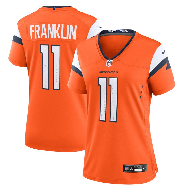 None Troy Franklin DEN Broncos Energetic Authentic Jersey for NFL Fans