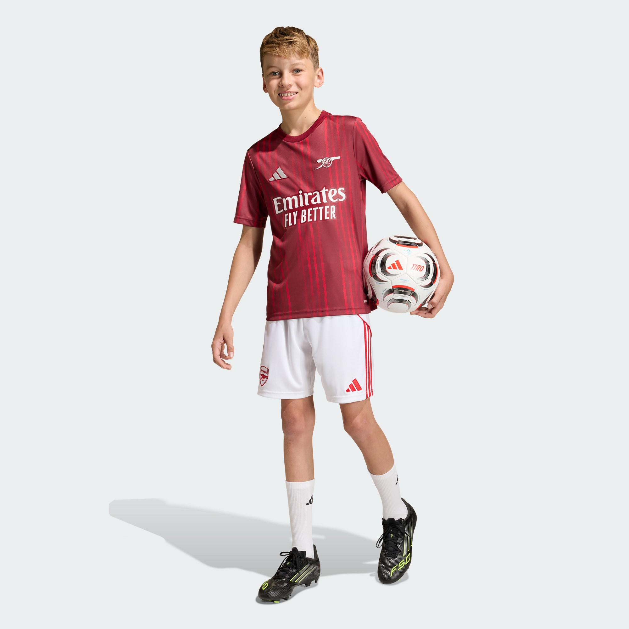 [SJH] Arsenal Youth 2025/26 Pre-Match Training Jersey - Red