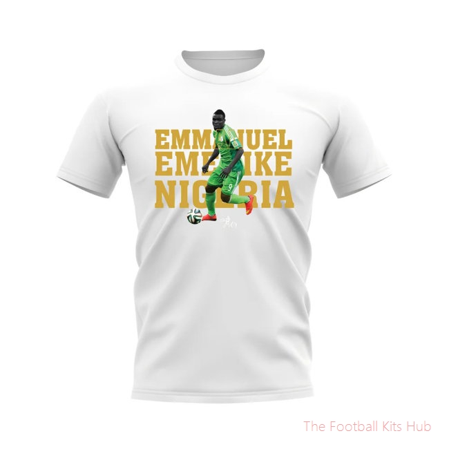 Emenike Nigeria Player Tee (White)