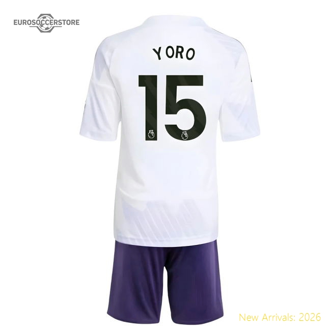 Authentic 2025-2026 Man Utd Away Mini Kit (yoro 15) - Premium Quality