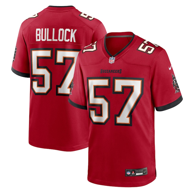 None John Bullock TB Buccaneers Premium Collector's Item Game Day Wear