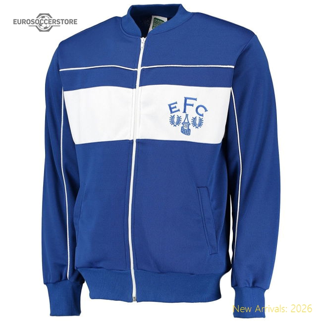 Authentic Score Draw Everton 1982 Track Jacket - Premium Quality