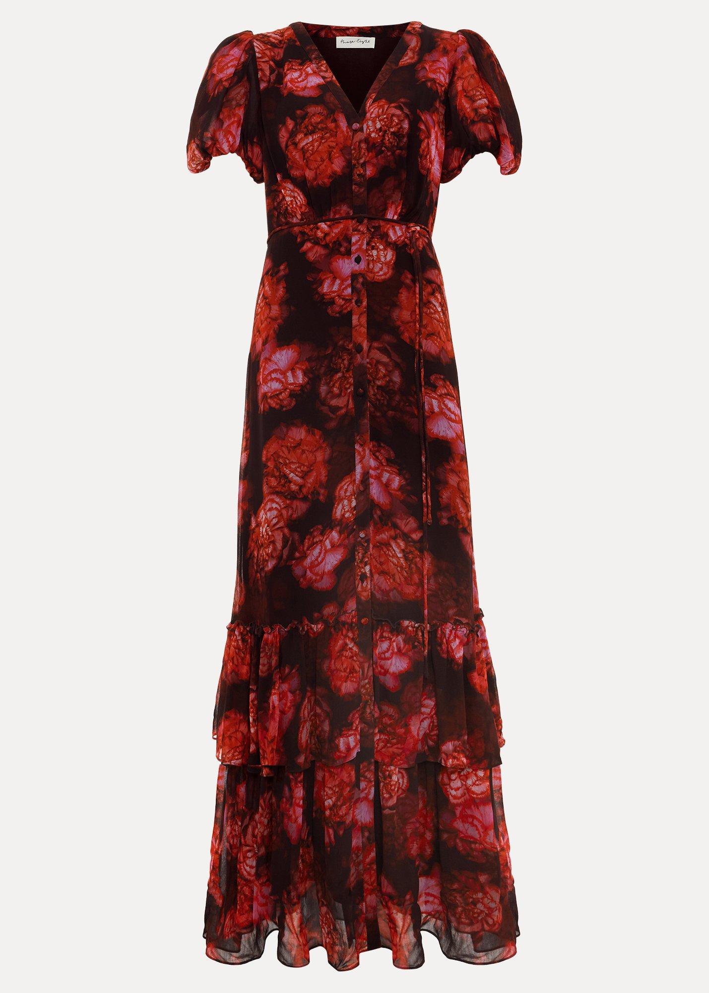 Petite Amaris Floral Sleeve Maxi Dress