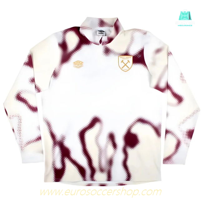 2024-2025 West Ham Warm Up Mid Layer(White)