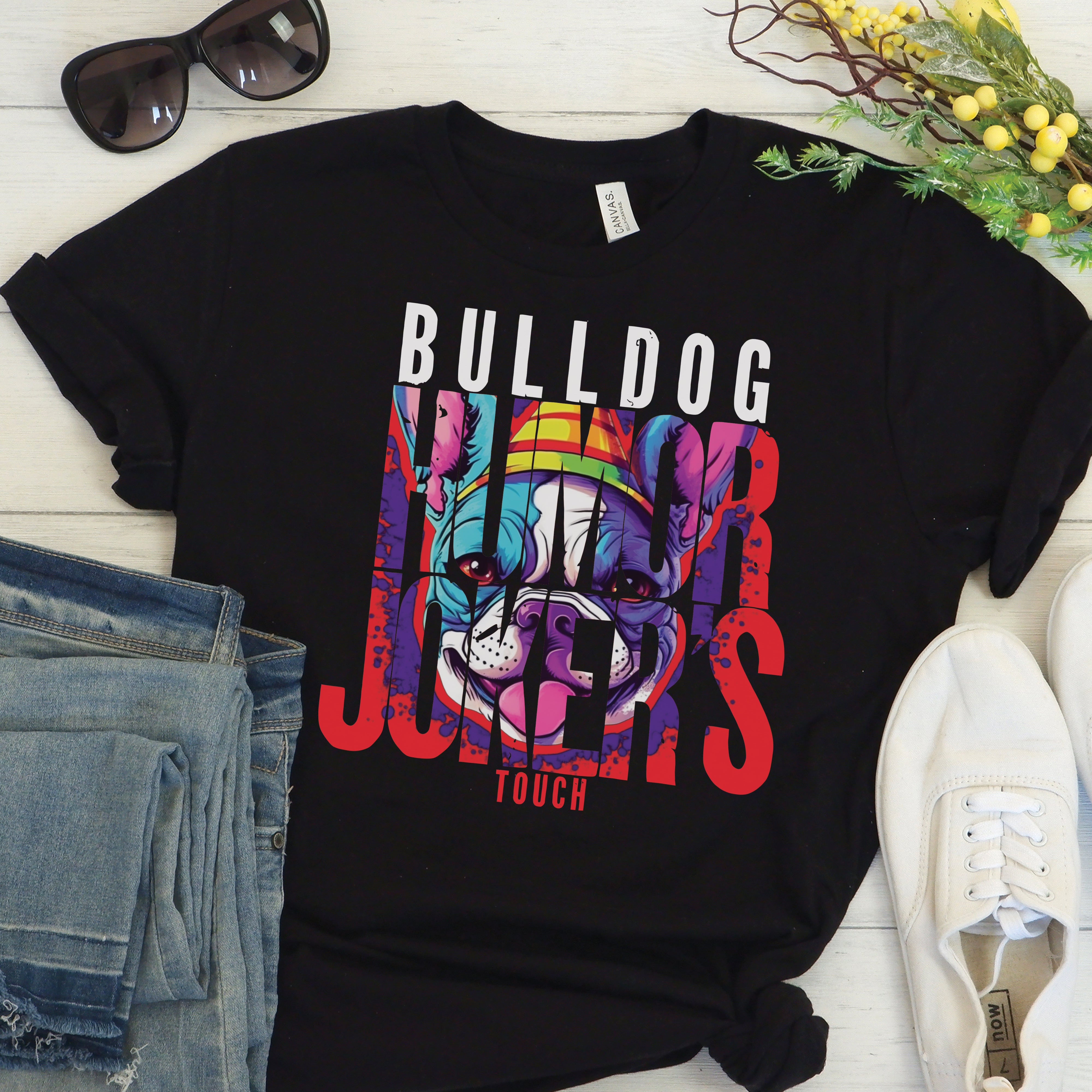 Spooky Style - Everyday Unisex T-shirt For Frenchie Fans | Unique Design