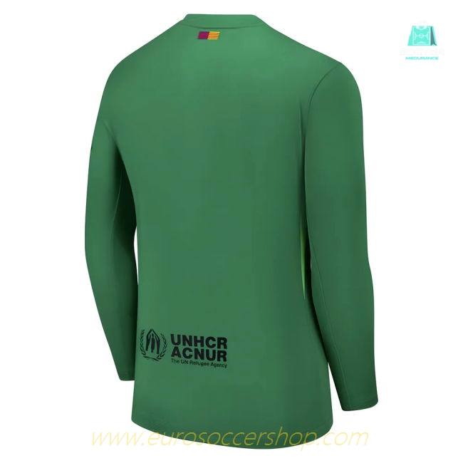 2025-2026 Barcelona Home Goalkeeper Shirt (Green) (Joan Garcia 13)