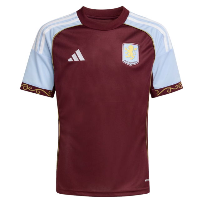 2025-2026 Aston Villa Home Shirt (Kids) (Your Name)