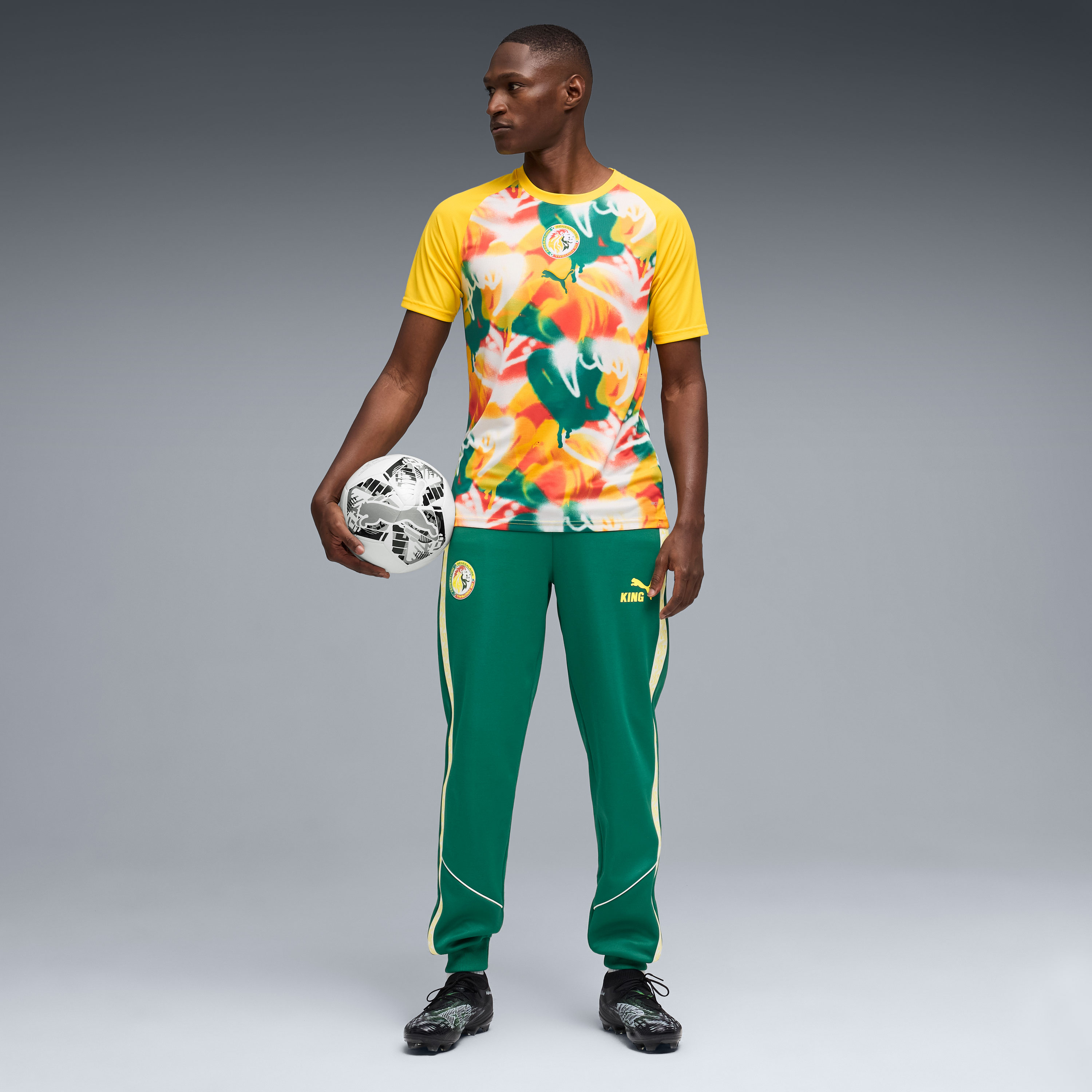 [SJH] Senegal National Team 2026 Pre-Match Jersey Top - Yellow