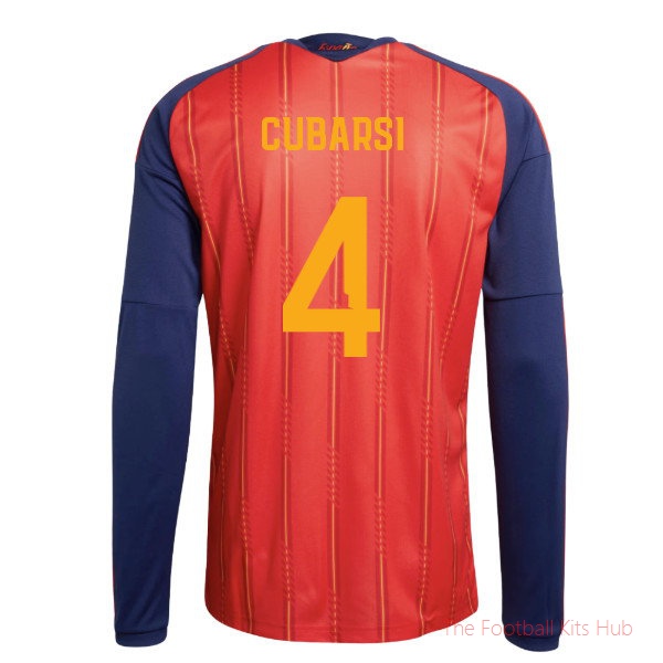 [JED] 2026/27 Spain Long Sleeve Home Shirt (Cubarsi 4)