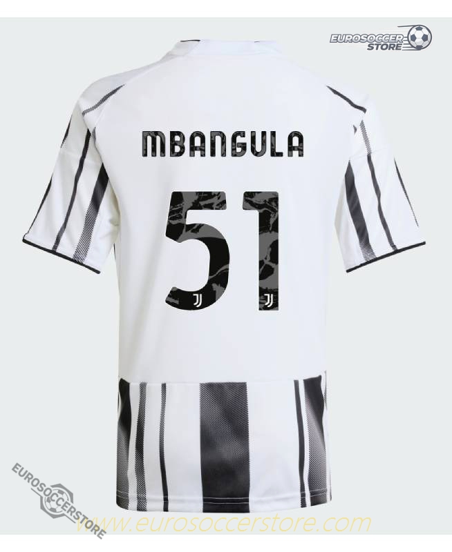 Juventus 25-26 Season Home MBANGULA Number 51 Football Jersey