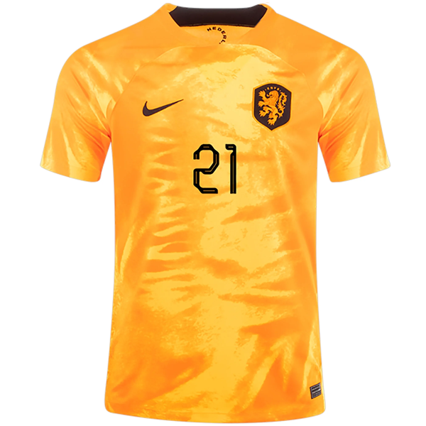 Netherlands 2022-2023 Season Home Shirt –  Player Version S
