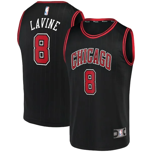 Zach LaVine CHI Authentic Replica Jersey - Black - Licensed Product