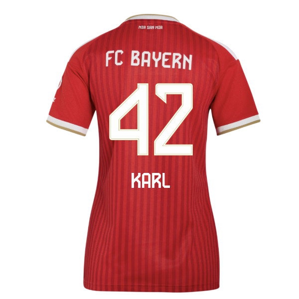 [JED] 2026-2027 Bayern Munich Home Shirt (Womens) (Karl 42)