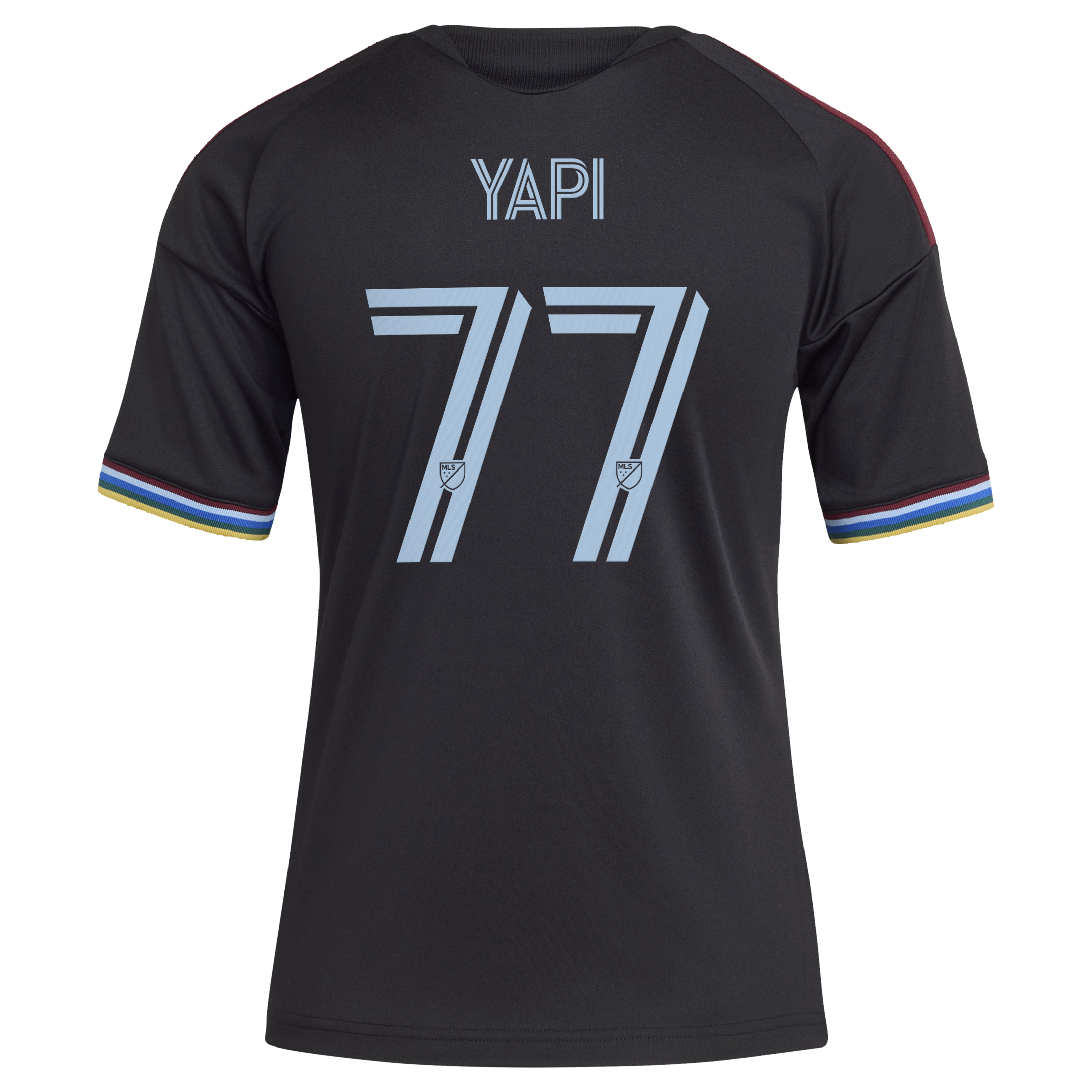 [ESK] Darren Yapi Colorado Rapids Youth 2026 Colorful Colorado Replica Jersey - Black