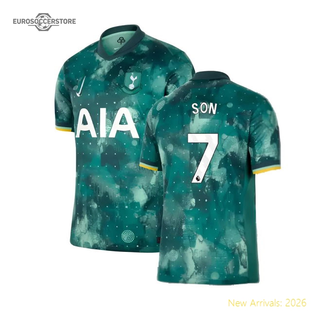 Authentic 2024-2025 Tottenham Hotspur Third Shirt (son 7) - Premium