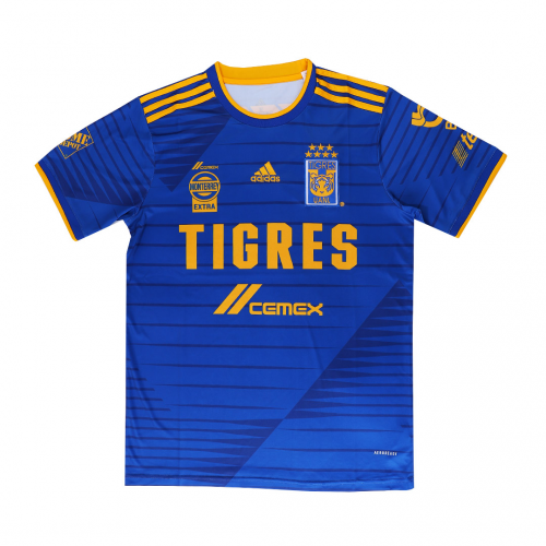 20-21 Tigres UANL Away Blue Soccer Jersey Shirt - Official Replica