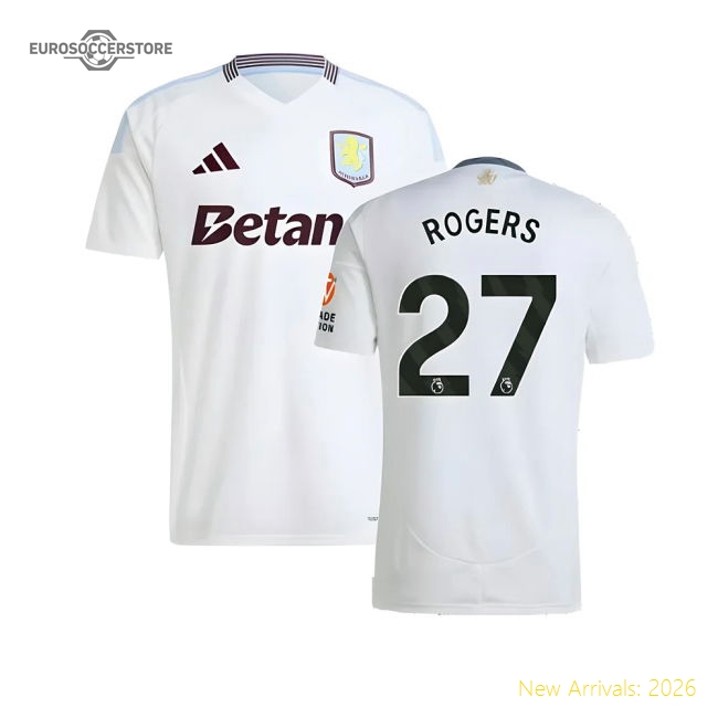 Official 2024-2025 Aston Villa Alternative Shirt Rogers 27