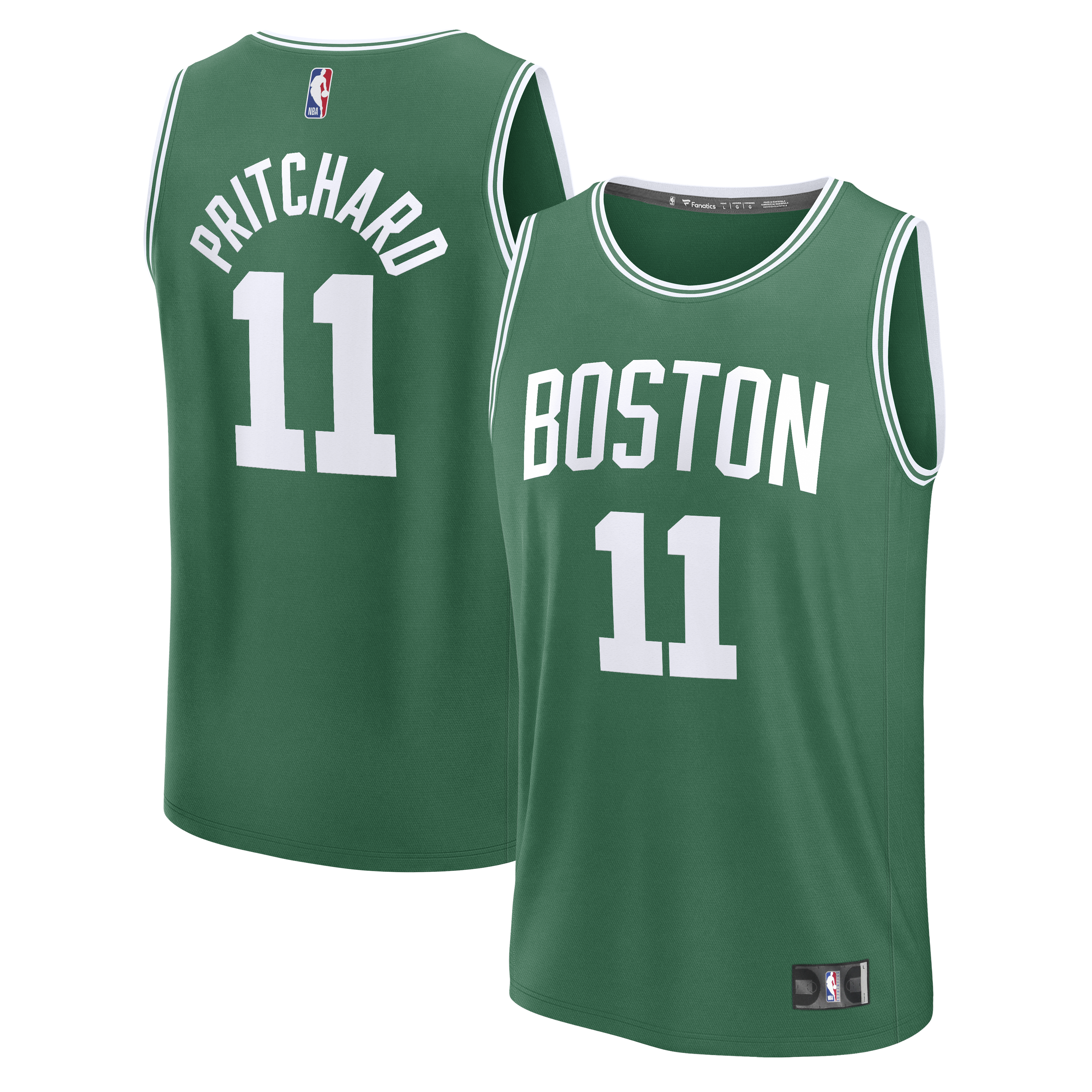 [SJH] Women's Payton Pritchard Boston Celtics Fast Break Replica Jersey - Icon Edition - Kelly Green
