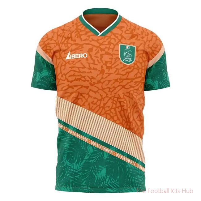 Ivory Coast 2025-2026 Away Concept Football Kit (Libero)