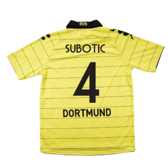 Subotic 4 Borussia Dortmund Main Team Pro Level Home Pro Shirt