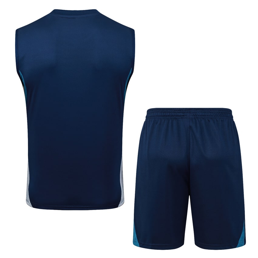 Arsenal 2025/2026 Blue and White Tank Top and Shorts