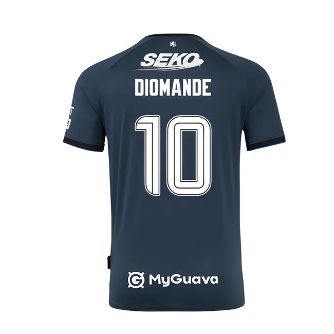 Replica 2025-2026 Rangers Third Third Diomande 10 With Modern Design