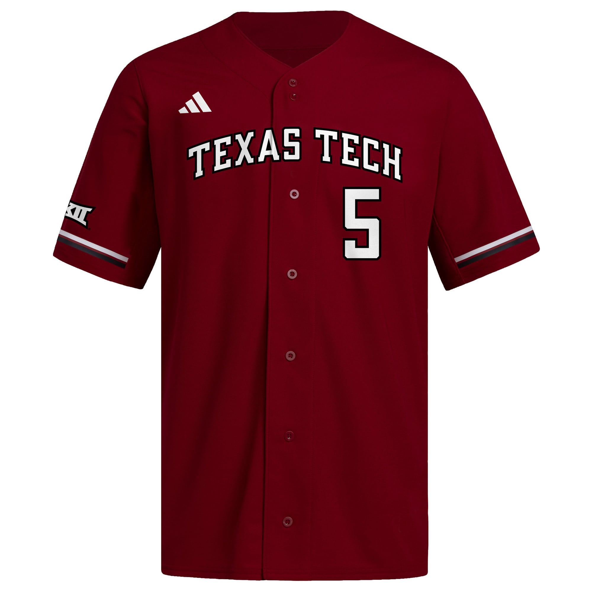 Patrick Mahomes Texas Tech Red Raiders adidas Replica Baseball Jersey - Red