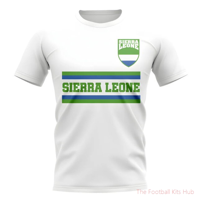 Sierra Leone Core Football Country T-Shirt (White)
