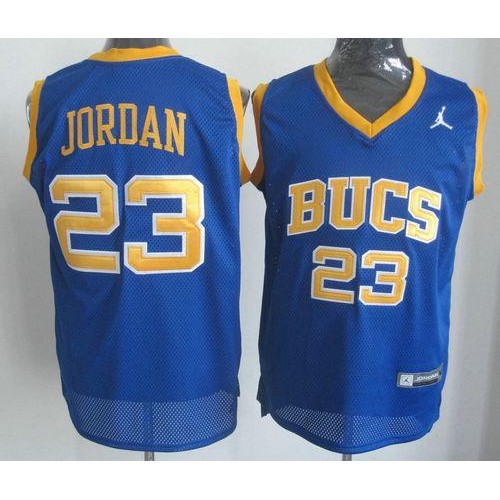 Jordan Hornets Blue Chicago Bulls #23 Jersey - Reasonably Priced