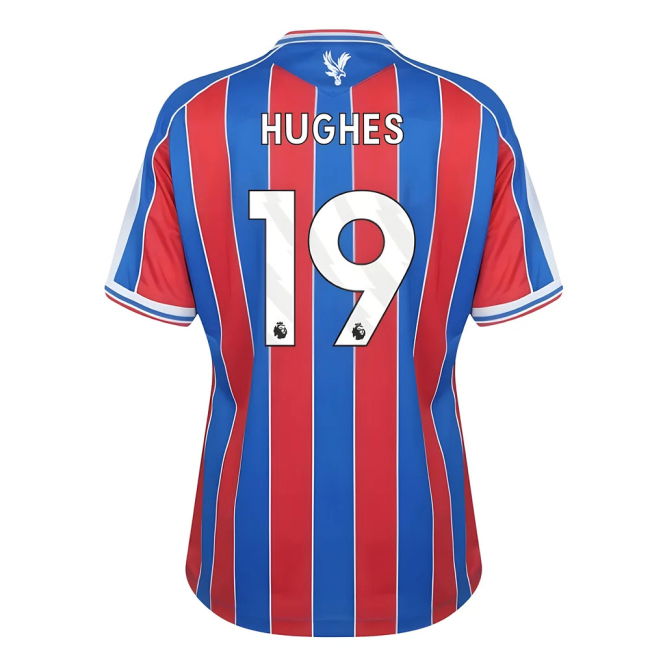 2025-2026 Crystal Palace Home Shirt (Womens) (Hughes 19) - fan gear