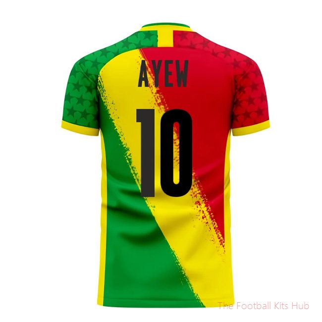 [JED] Ghana 2025/26 Away Football Kit (Libero) (AYEW 10)