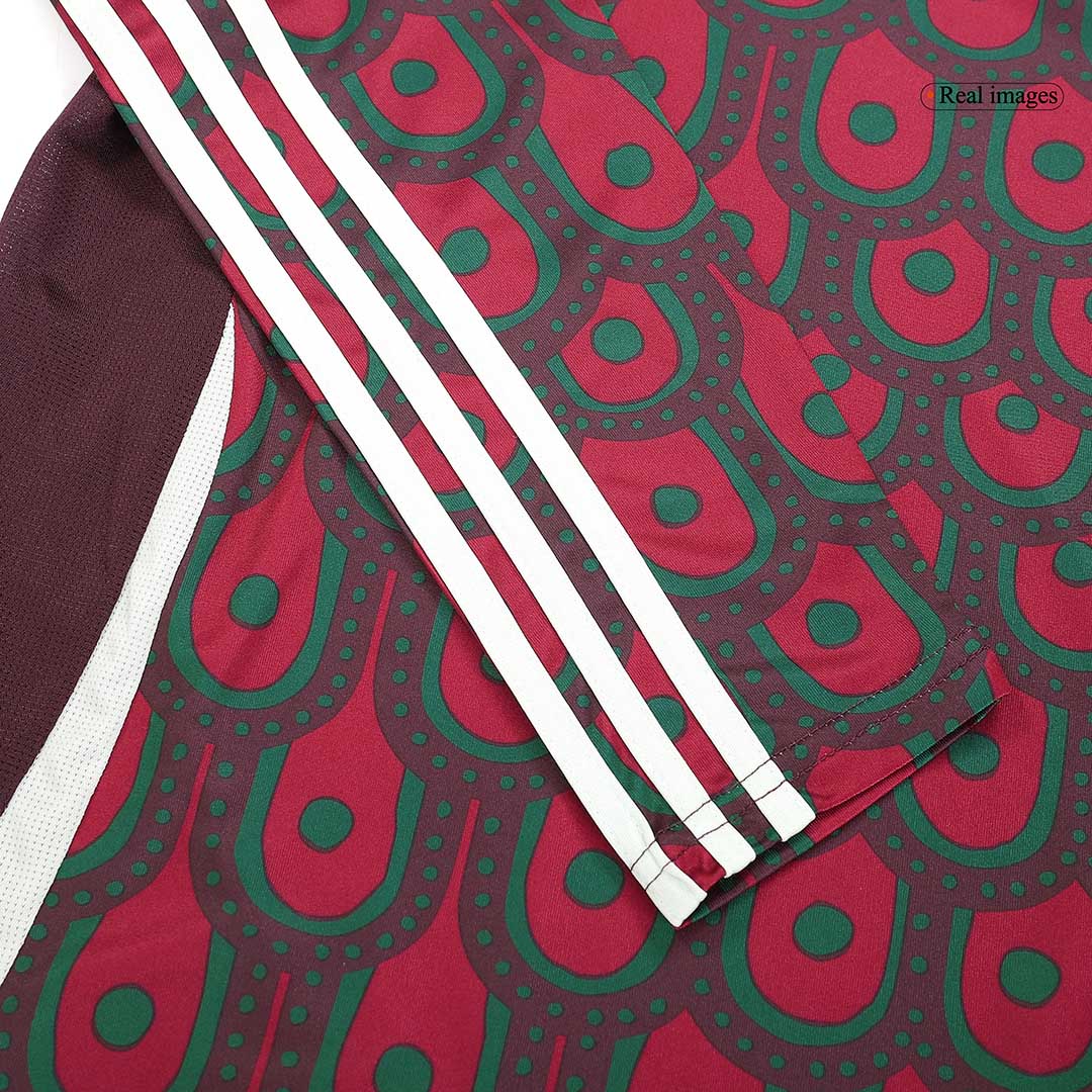 Men's Mexico Home Long Sleeve Soccer Jersey Copa Am¨¦rica 2024Authenti