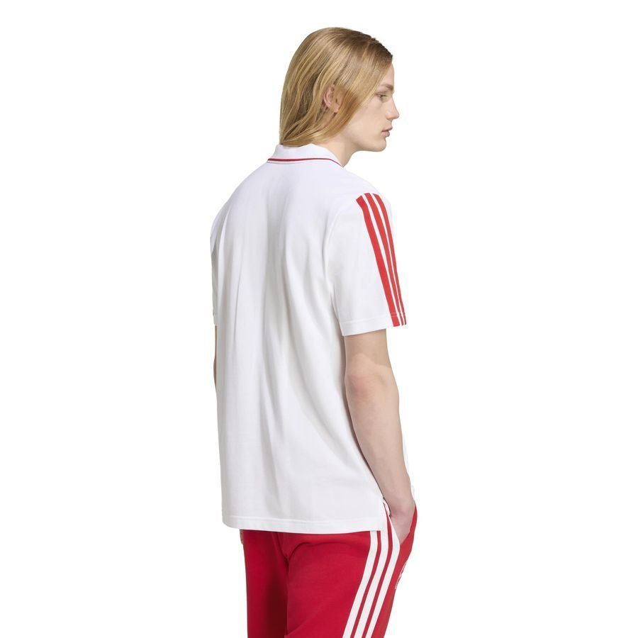 Bayern München Polo DNA - White/Better Scarlet