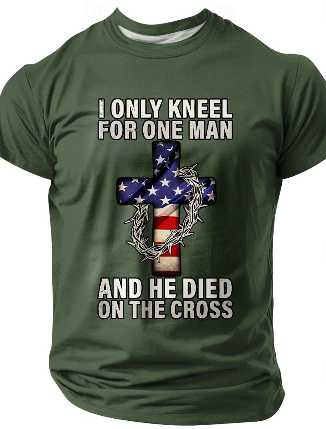 4th of July 2026 250th Memorial Day Patriotic Patriot 3D Print Crew Neck Short Sleeve T-Shirt Casual Daily Street