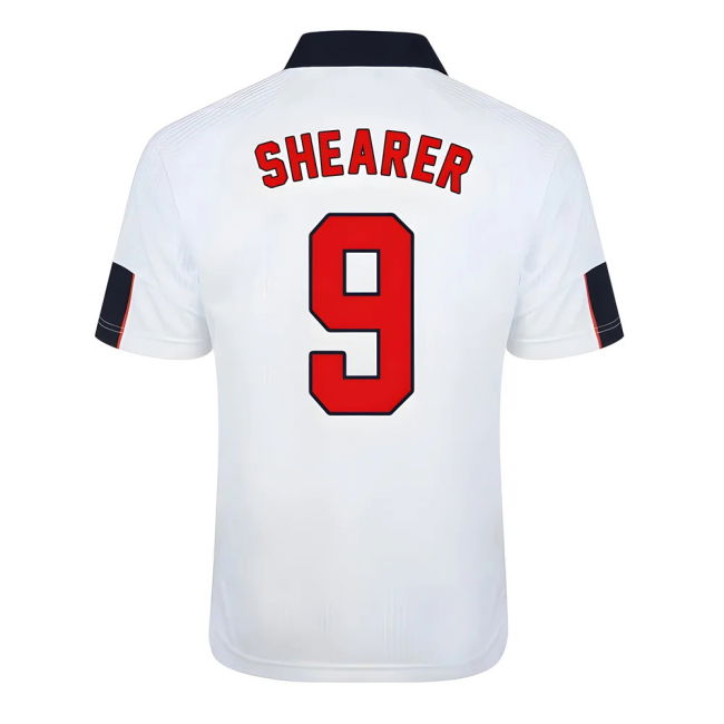 Score Draw England World Cup 1998 Home Shirt (Shearer 9)