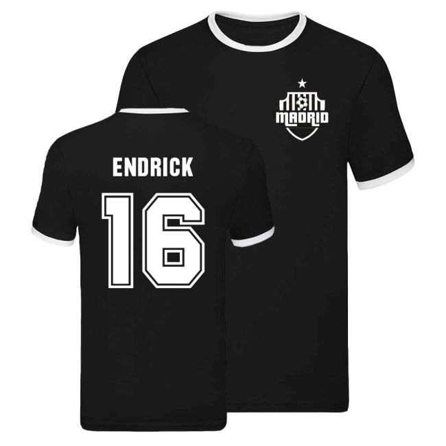 Real Madrid Ringer T-shirt (Endrick 16)