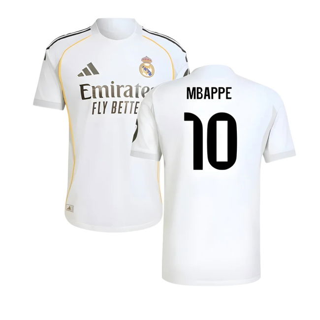 Match Worn Style Real Madrid Professional Look Home Player Jersey (3)