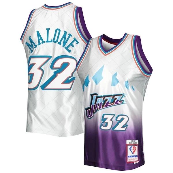 Superior Karl Malone UTA Basketball Jersey - Team Colors